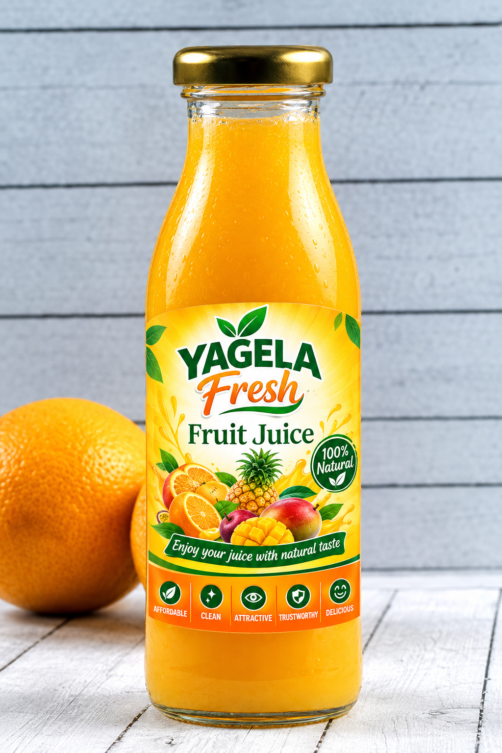 Fresh natural fruit juice